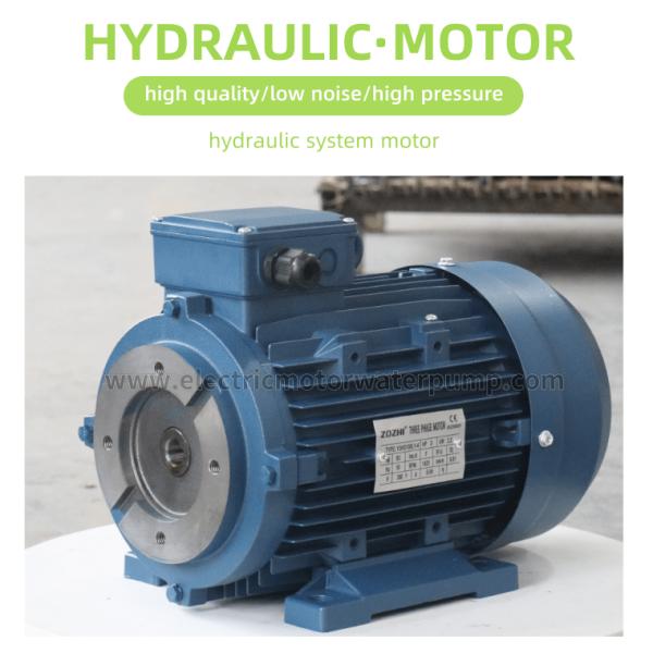 Motor eléctrico hidráulico 0.8KW 1.5KW 2.2KW 4KW 5.5KW 7.5KW del eje del eje interno del hueco para el sistema hydráulico
