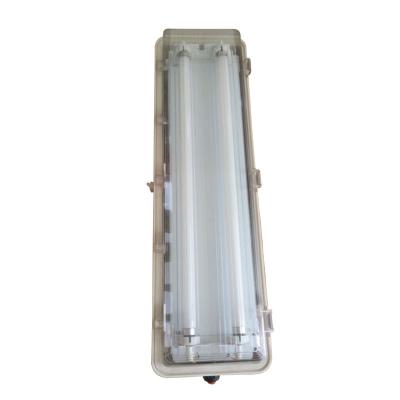 T8 / T10 Explosion Proof Fluorescent Lighting , Cold White Tube Light Fixtures