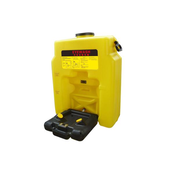 Hot sale! High quality ABS plastic Portable gravityflo yellow Emergency Eyewash Station 16 gallon