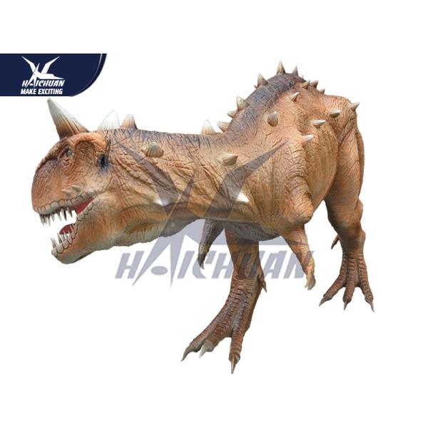 Durable Silicon Rubber Alive Handmade Dinosaur Statue For Water Park NOA