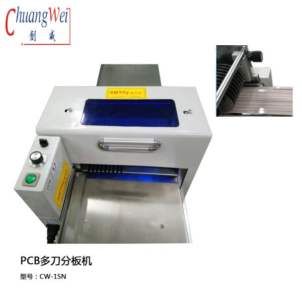 9 Blades Printed Circuit Board Cutter 110V 400mm/S Automatic Multi Circular Splitter
