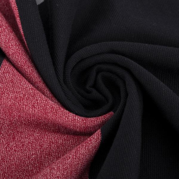 Environmentally Friendly Sweat-Absorbenty Elastic Striped Knit Fabric For Polo Shirt