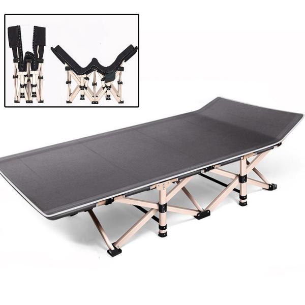 Oxford Folding Steel Camp Emergency Beds Cot olding Bed, Camping Cot Bed Foldable Customized 600D Polyester Fabric