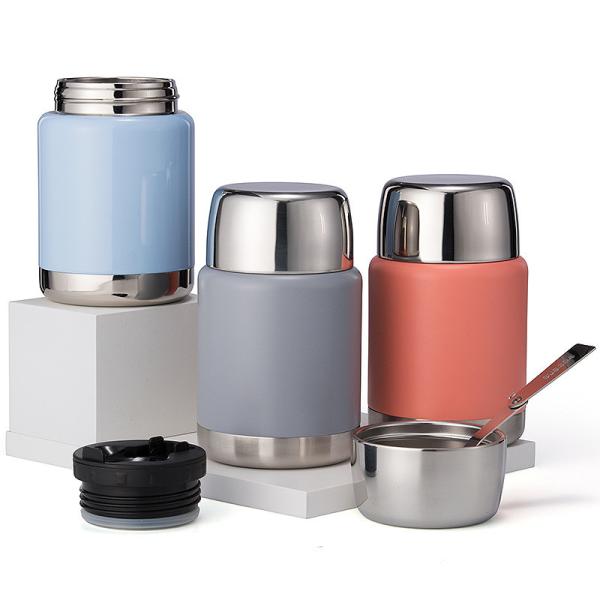 Double Wall SS Insulated Food Jars Thermal Lunch Box For Adults