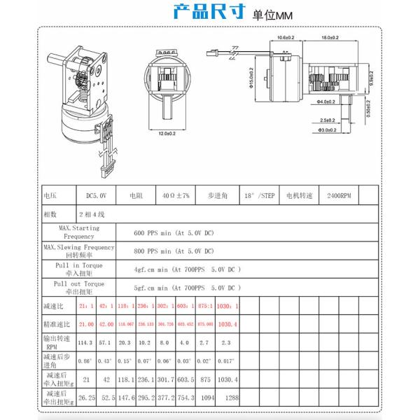 Гибрид Stepper моторов DC 5v Nema 17 18 градусов мотор 2 участков Stepper