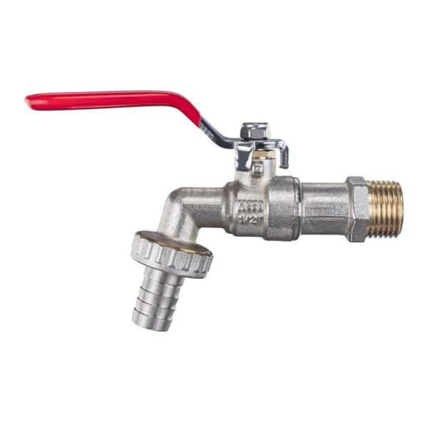 1/2 3/4 1inch Cold and Hot Water Mixer Bathroom Sink Mixer Brass Garden Water Tap Brass Bibcock