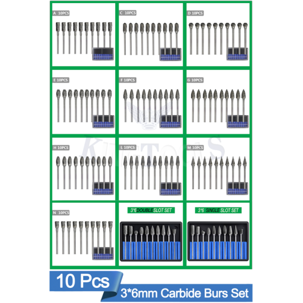 10pcs 1/8