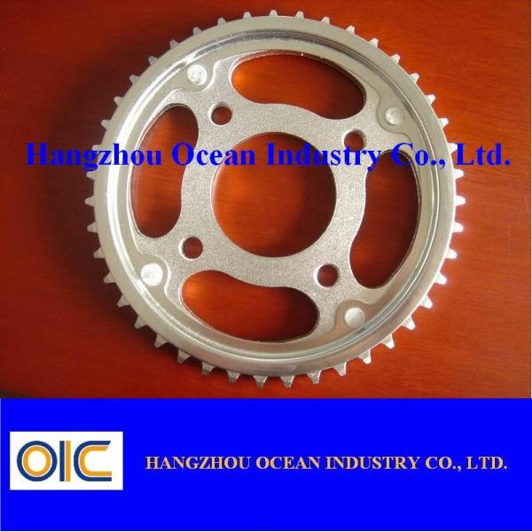 Compatibility Fits Most Motorcycles Varies Depending On Size Motorcycle Sprockets in Black