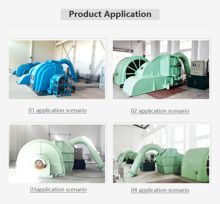 Генератор турбины эффективности 1000KW Pelton 93%