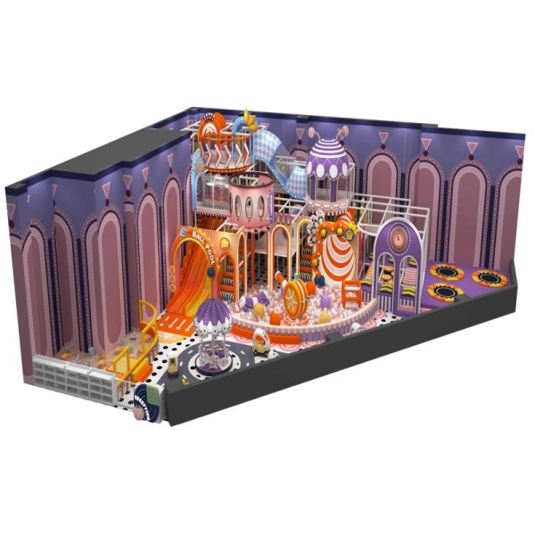 100% Customizable Mini Theme Park Indoor Playground Premium Soft Play Multiple Play Zones