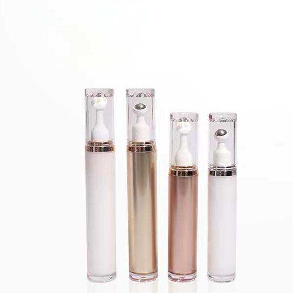 5ml 10ml 15ml Eye Cream Container Flat Applicator Airless Eye Cream Bottle