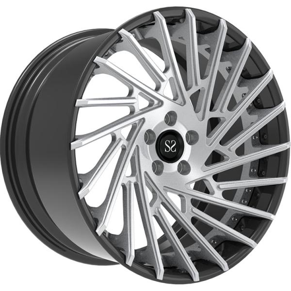 2-piece forged wheels Brush Custom 21 Inch Rims 5x112 For Audi R8 V10 Spyde Forged Alloy Rims