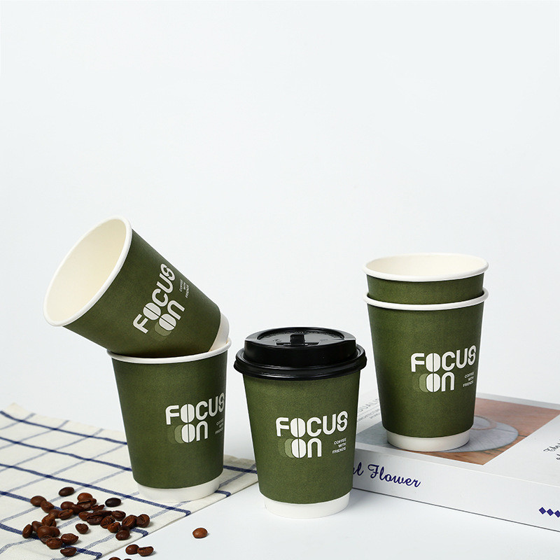 Custom Biodegradable Disposable PLA Hot Coffee Paper Cups Eco-friendly and Affordable
