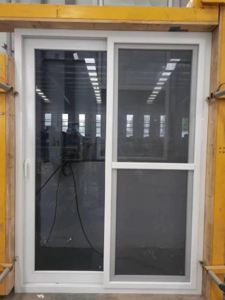 Modern / Classic PVC Glass Sliding Door Waterproof Single Double Glass Doors Exterior