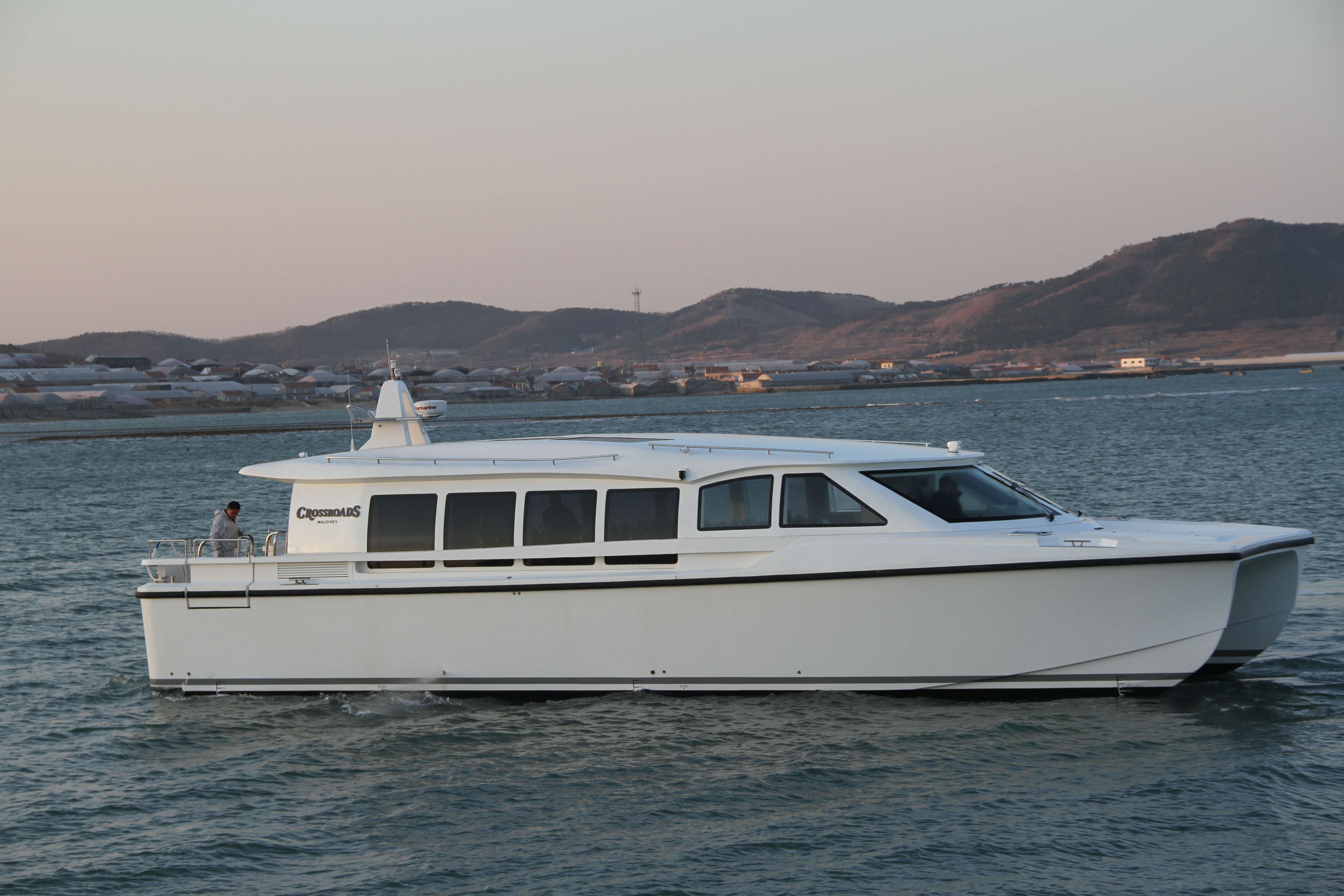 Commercial Catamaran Ferry Anti Seasickness Island Transport Catamaran Boat