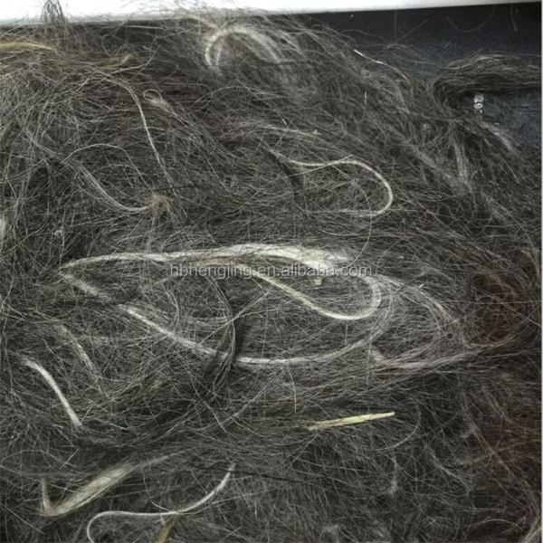 Scoured Chinese Grey Clipped Goat Hair