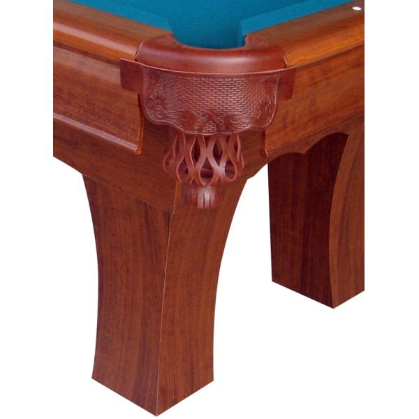 Deluxe 96 Inches Billiard Game Table With Leather Pocket / Wool Felt Play Court