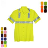 Camises de sécurité réfléchissantes pour la construction Camises de polo réfléchissantes sur mesure