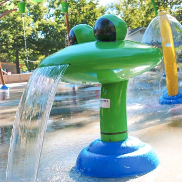 Colorful Water Slide Splash Pad Accessories Commercial Water Park Aqua Splash Pad Equipment