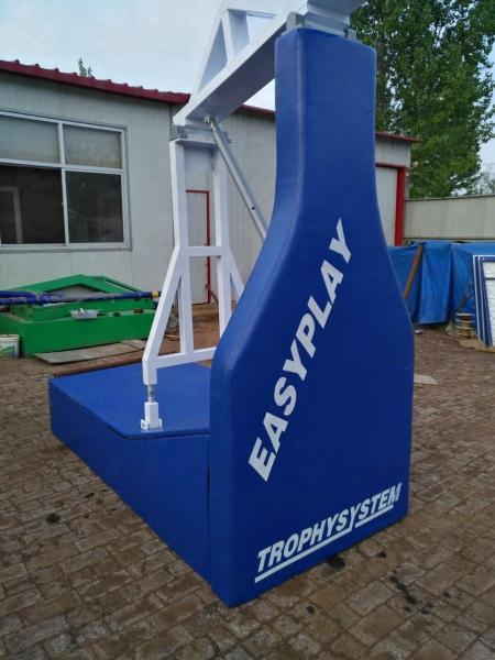 Heavy Duty Basketball Hoop Stand 2.4*1.2*0.45*0.38M Size For High Grade Competitions