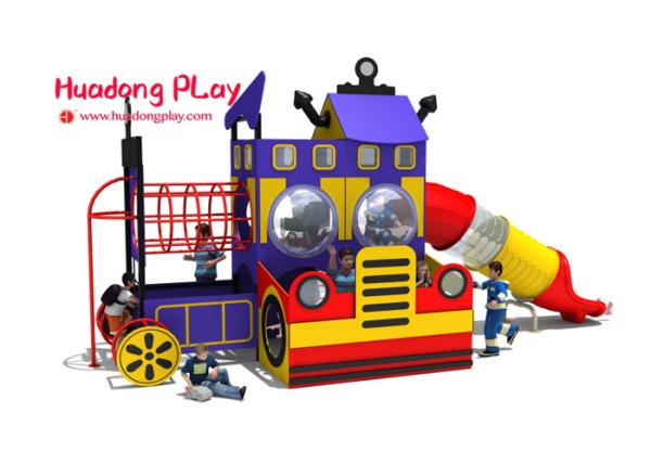 PE Board Plastic Playground Equipment  Mix Vivid Color 4 Cubic Meter