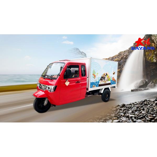 Single Cylinder Electric Cargo Tricycle with Water Cooling and Maximum Speed ≥70Km/h