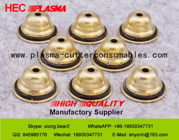 Materiais de consumo do cortador do plasma/tampão 969-95-24950 do protetor bocal de KOMATSU 1.6mm