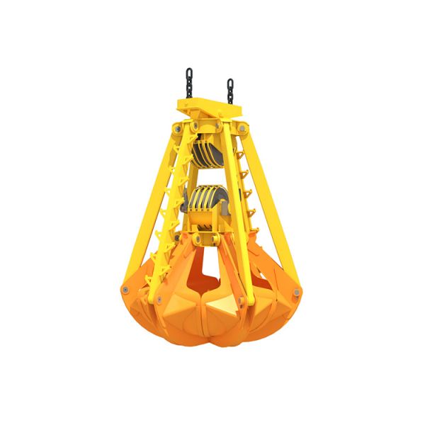 Orange Peel Type Grab Bucket Clamshell Bucket for 5-50t Excavators with Remote Control