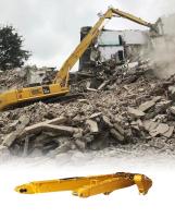 Three Section Excavator Demolition Arm Adjustable Reach Boom For Dismantling