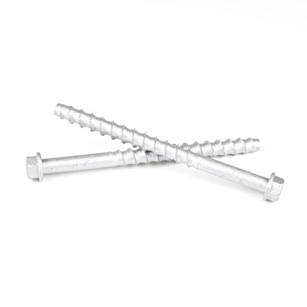 M10 150mm cabeça de flange hexadecimal para parafusos de parafusos de concreto para suporte de parede de concreto personalizado