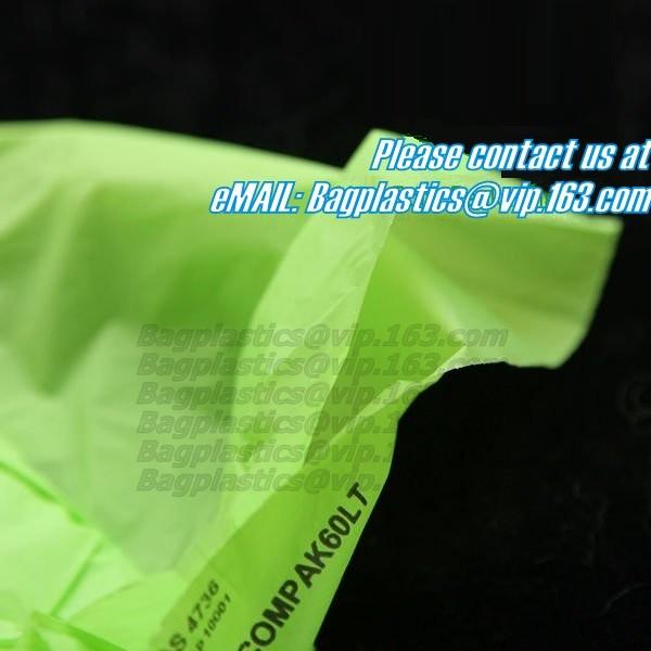biodegradable plastic shopping bags die cut handle bag, Biodegradable Shopping Plastic Bag, 100% corn die cut handle bio