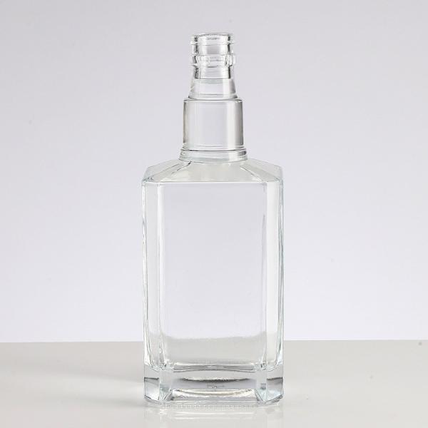 Estampagem a quente 500ml 750ml Cubo Vodka Álcool Alcoólicos Licor Whisky Vinho Garrafa de vidro