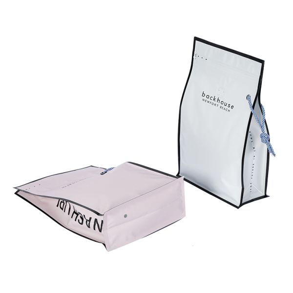 Customizable Eight Side Seal Packaging Bag Plastic Mylar Coffee Pouches Package Plastic Bags