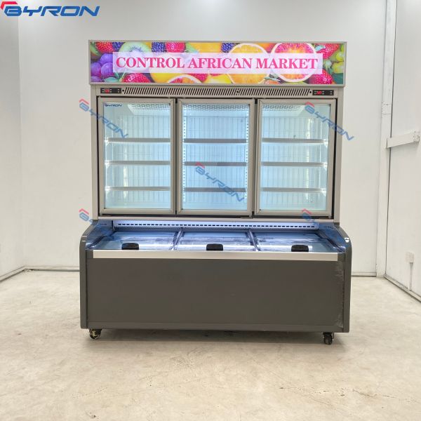 Customizable Commercial Glass Door Freezer Multi Purpose C Store Coolers