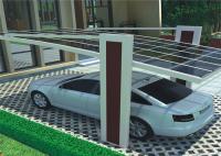 Le stationnement solaire de voiture de conception imperméable a jeté le haut parking de charge de neige et de charge de vent
