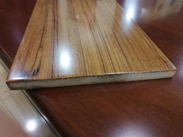Fast Installation Rectangle Fiberboard Flooring With Glabrous And Smooth Surface