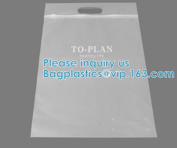 Zipper Pouch Plastic Cosmetic Bag Pouch Vinyl Slider Zipper Bag, Travel Toiletry Cosmetic Bag, Zipper MakeUp Pouch