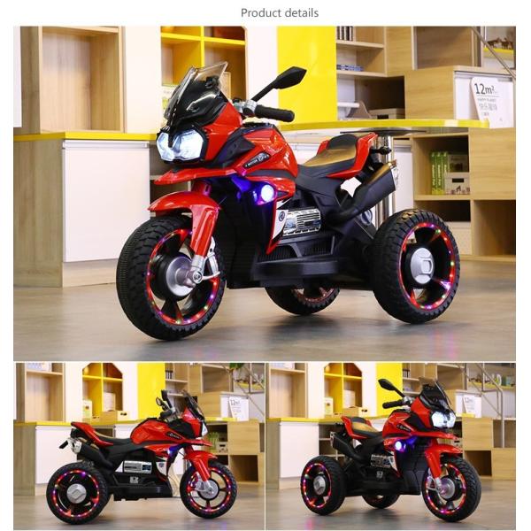 2022 Red 6v Electric Ride On Motorcycles Car for Children Affordable and Durable Ride