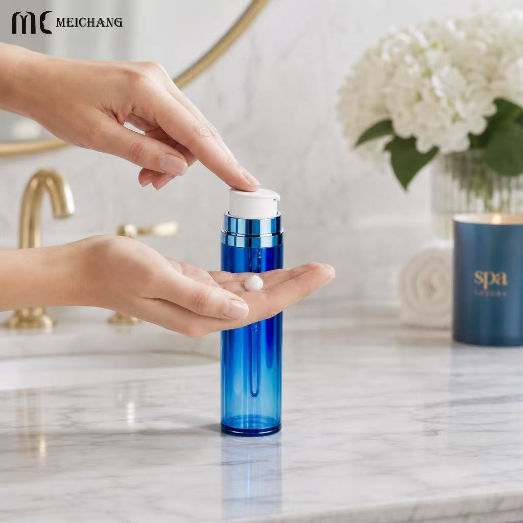 30ml 50ml 100ml Dual-Layer AS Airless Bottle for Serum Packaging(MC-299)