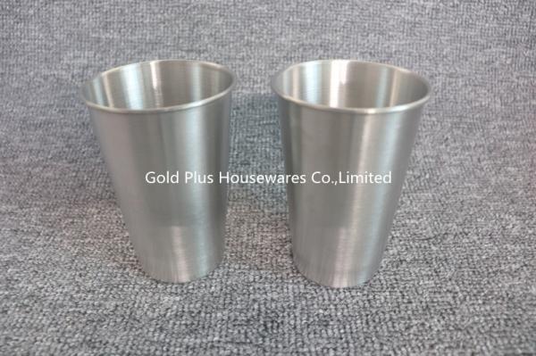 Promotional gift 500ml cappuccino coffee cup outdoor high quality custom metal coffee cup
