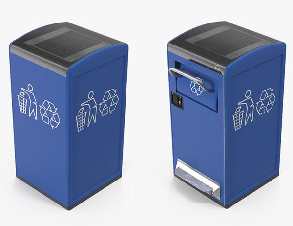 Small Size Flexible Solar Panel 7w 10w Customized Charge for Outdoor Smart Automatic Waste Bin Trash Can Garbage Bin Eco Bin