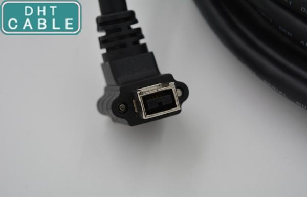 Right Angle IEEE 1394 Firewire Cable 4.5 Meters 14.76 fts for Computer , Security Vision Camera