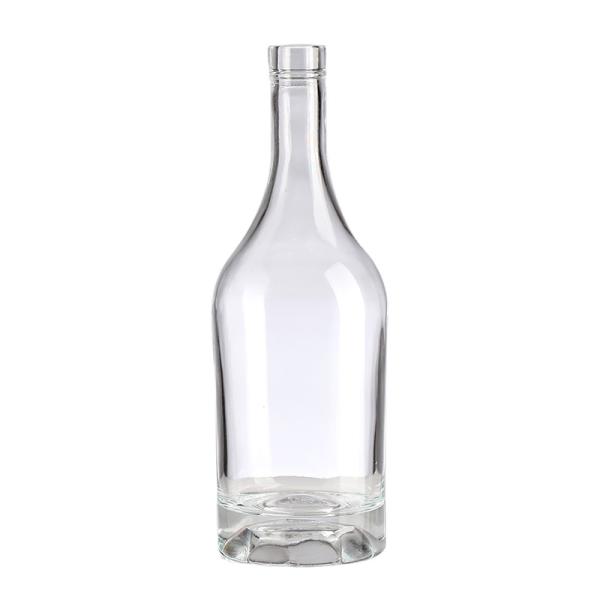 Glass Water Bottle for Voss Round Shoulder Slender Wine Bottle Body Material Glass
