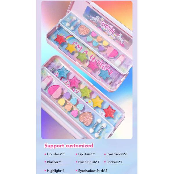 OEM Easy To Use Childrens Makeup Sets Pretend Make Up Kit Kid Approved