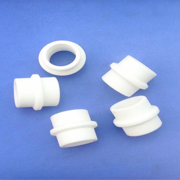 Small Wear Resistant Lining Glazed Alumina Ceramic Bushing