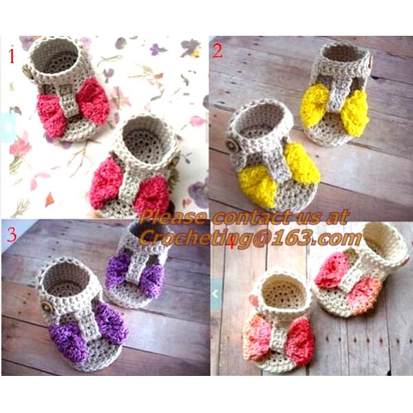 Crochet Baby, Sandals, Handmade, Knit, Summer Boys Booties, Baby Shoes,  Infant, Slippers