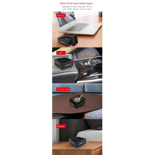 2023 Nouveau arrivée filtre HEPA de haute qualité purification purificateur d'air ions négatifs cendrier purificateur d'air machine d'aromathérapie