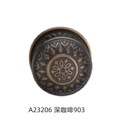 Amertop Vintage Door Locks Security Round Knob, Door Handle for Bathroom Kids Bedroom Classroom Storeroom Backyard Front