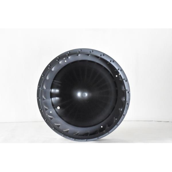 14 acero sin cepillo axial de la galvanización del motor de la fan de ventilación del aire del flujo de la pulgada 30W 40W DC