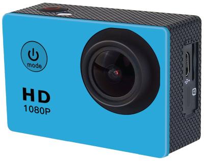 30fps 720P Sports Camera 90 Degree Multiple Colors 1.2m Action Waterproof 30m